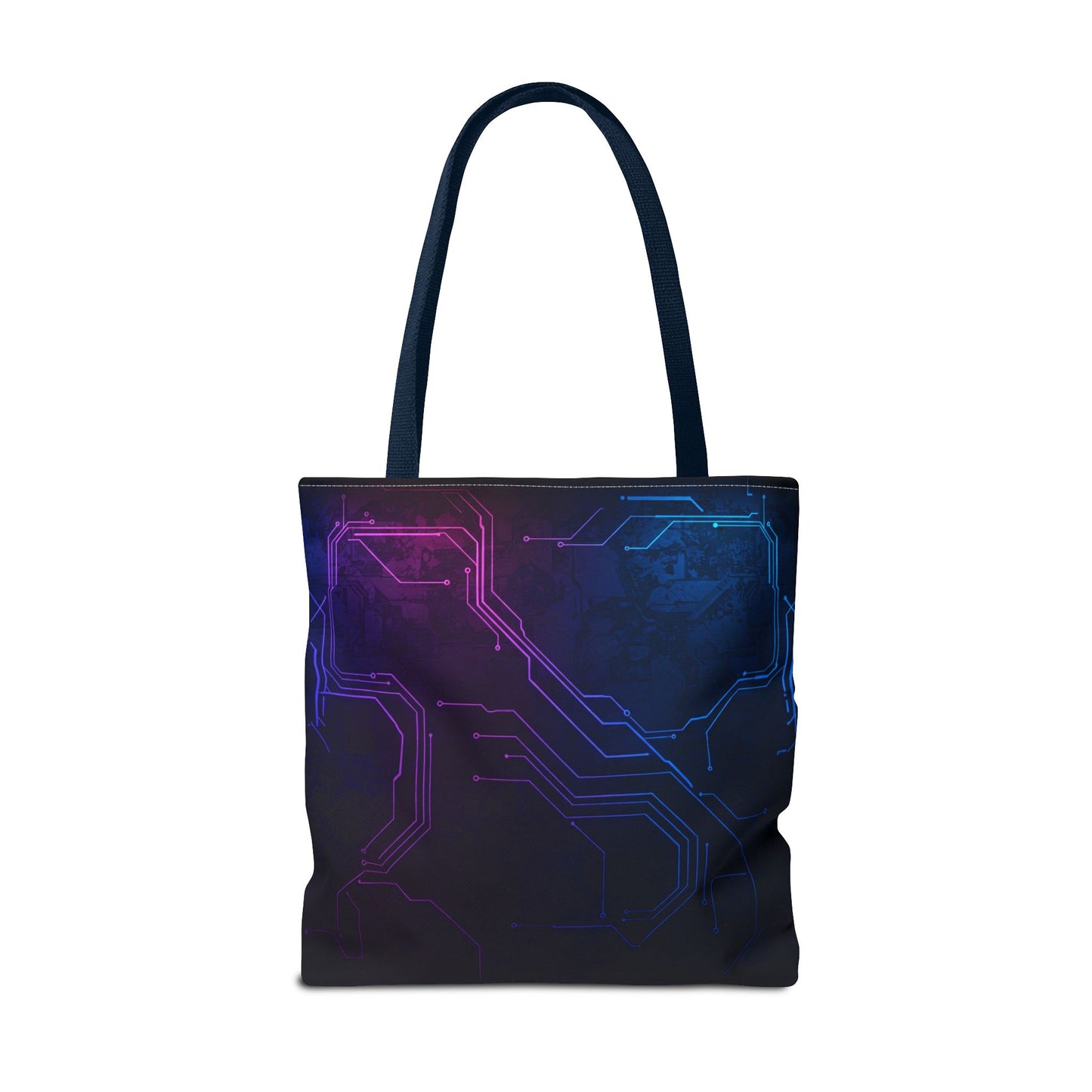 Futuristic Circuit Design Tote Bag | Tech Lover Gift, Stylish Shopping Bag, Geek Chic Tote, AOP Carryall, Unique Gift Idea