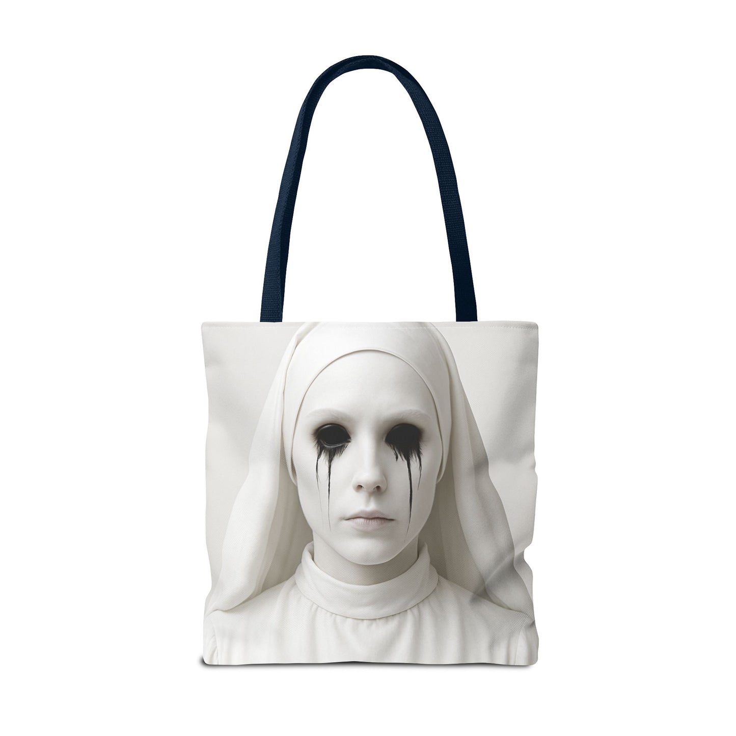 Eerie Art Tote Bag, Creepy Canvas Bag, Gothic Handbag, Unique Gift for Halloween, Spooky Decor, Horror Lover Accessories