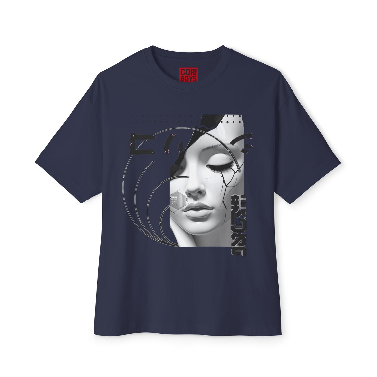Chic Graphic Tee, Casual Fashion Shirt, Summer Outfit Top, Gift for Her, Artistic Oversized T-Shirt