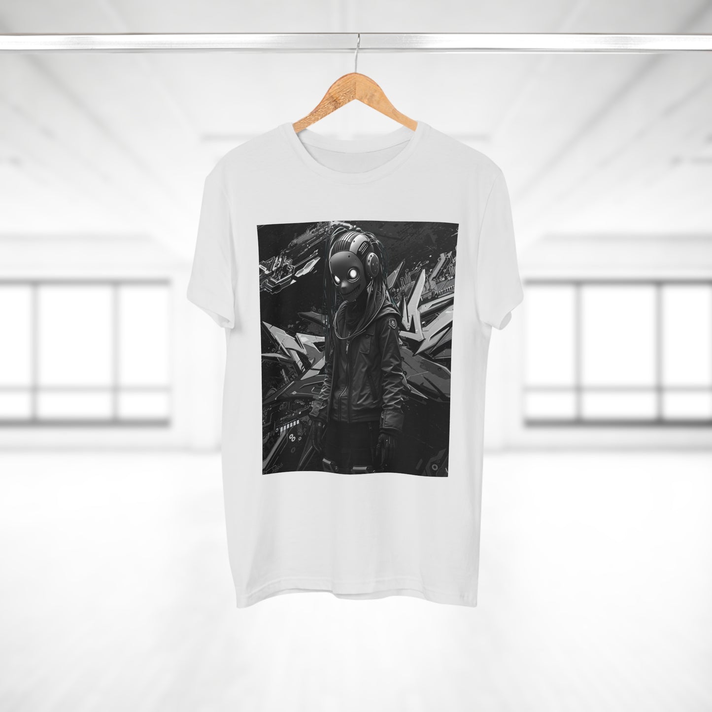 Urban Cyberpunk Unisex T-Shirt - Edgy Graphic Tee with Futuristic Design