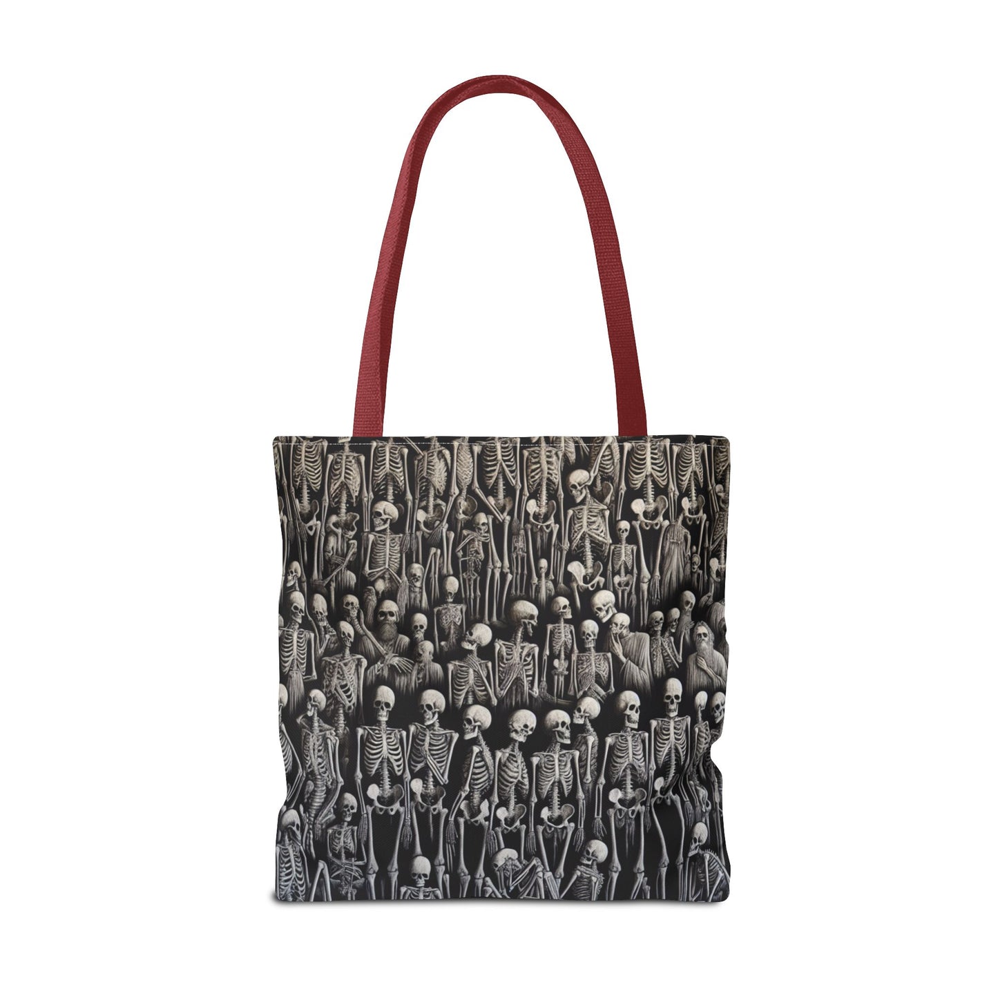 Gothic Skeleton Tote Bag | Spooky Shopping Bag | Halloween Accessory | Unique Gift for Dark Aesthetic Lovers