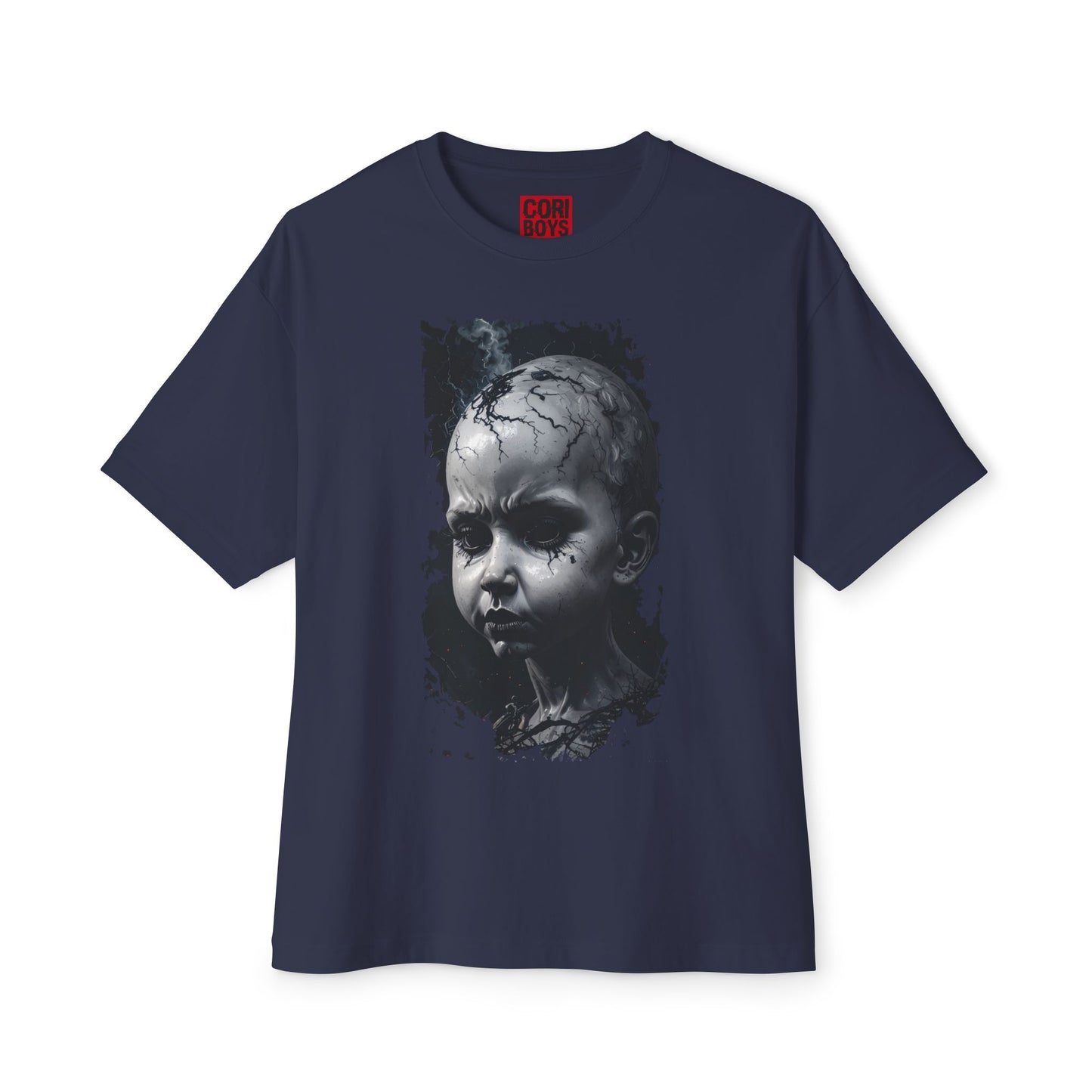 Edgy Unisex Oversized Tee - Streetwear Graphic Top, Casual Style, Everyday Wear, Unique Gift, Alternative Fashion