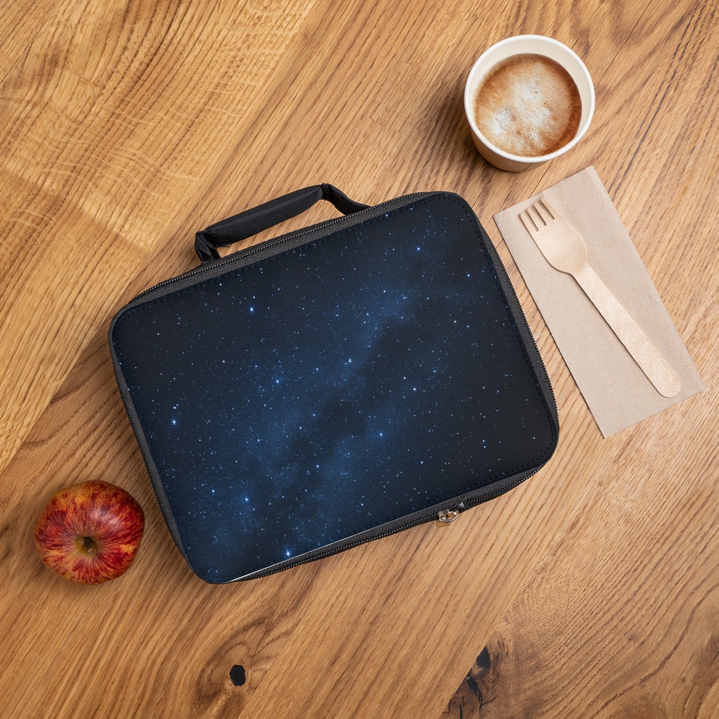 Cosmic Lunch Bag | Insulated Lunch Tote, Starry Design, Cute Kids Lunchbox, Back to School, Picnic Essentials, Galaxy Print