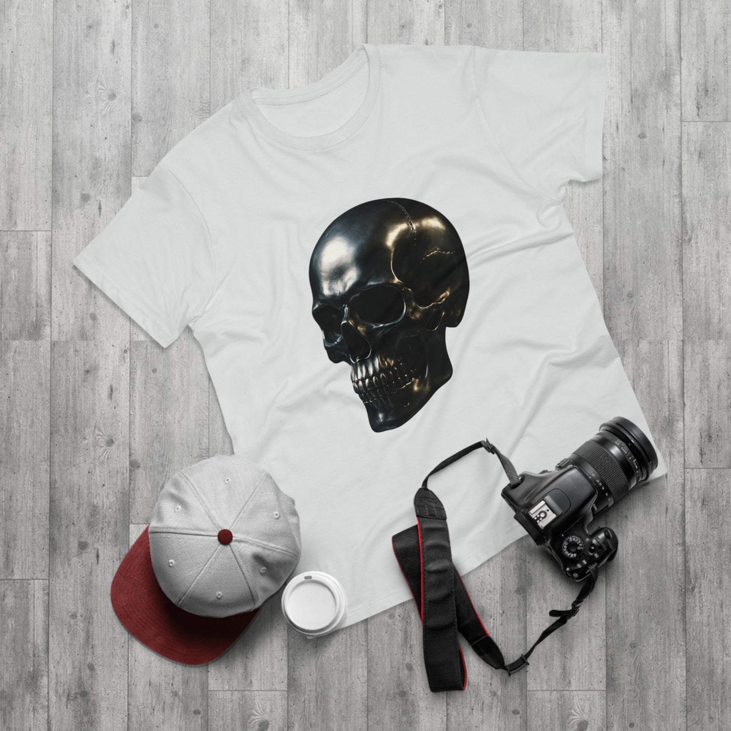 Gothic Skull Unisex T-Shirt, Edgy Graphic Tee, Halloween Apparel, Men's Casual Wear, Gift for Him