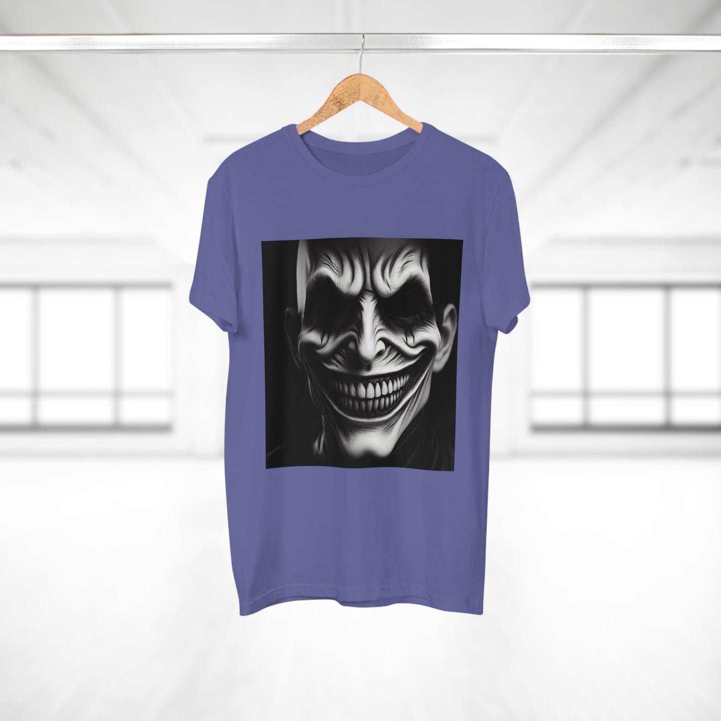 Creepy Clown Unisex T-Shirt - Unisex Graphic Tee for Halloween, Horror Fans, Costume Party, Unique Gift Idea, Spooky Apparel