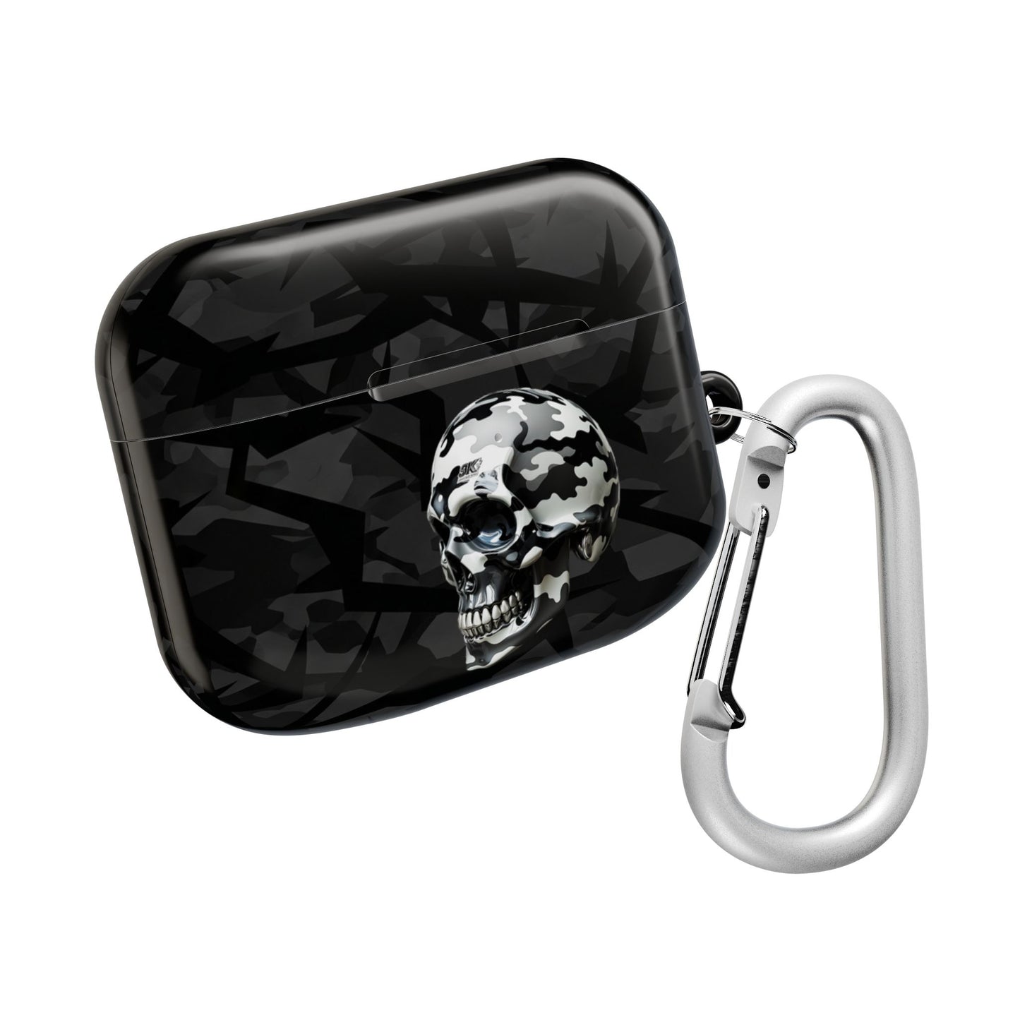 Edgy Skull AirPod Case | Unique Headphone Accessories | Gift for Music Lovers, Tech Enthusiasts, Birthdays, Holidays, Halloween
