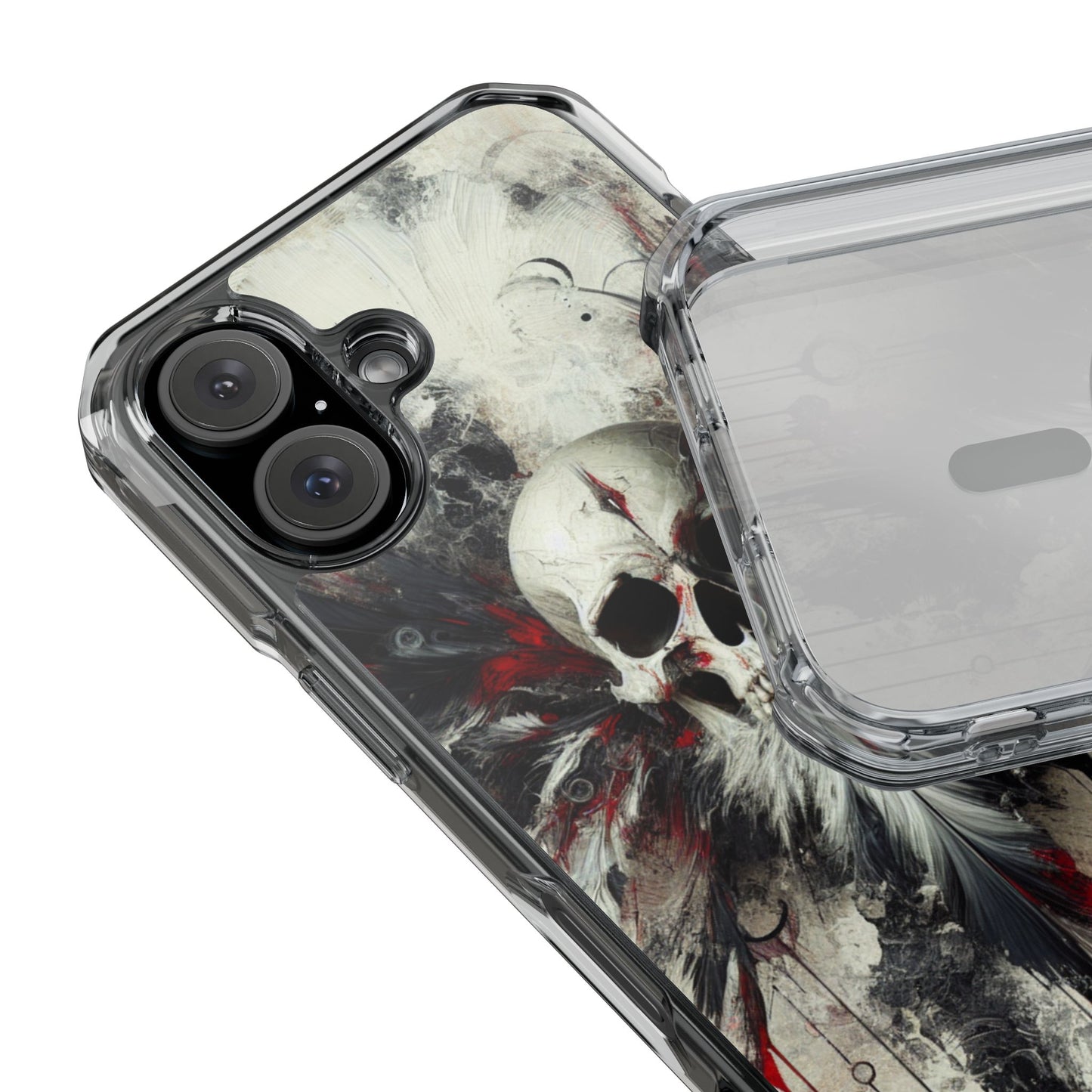 Gothic Skull Phone Case, Unique iPhone Cover, Edgy Smartphone Protector, Halloween Gift, Alternative Accessories