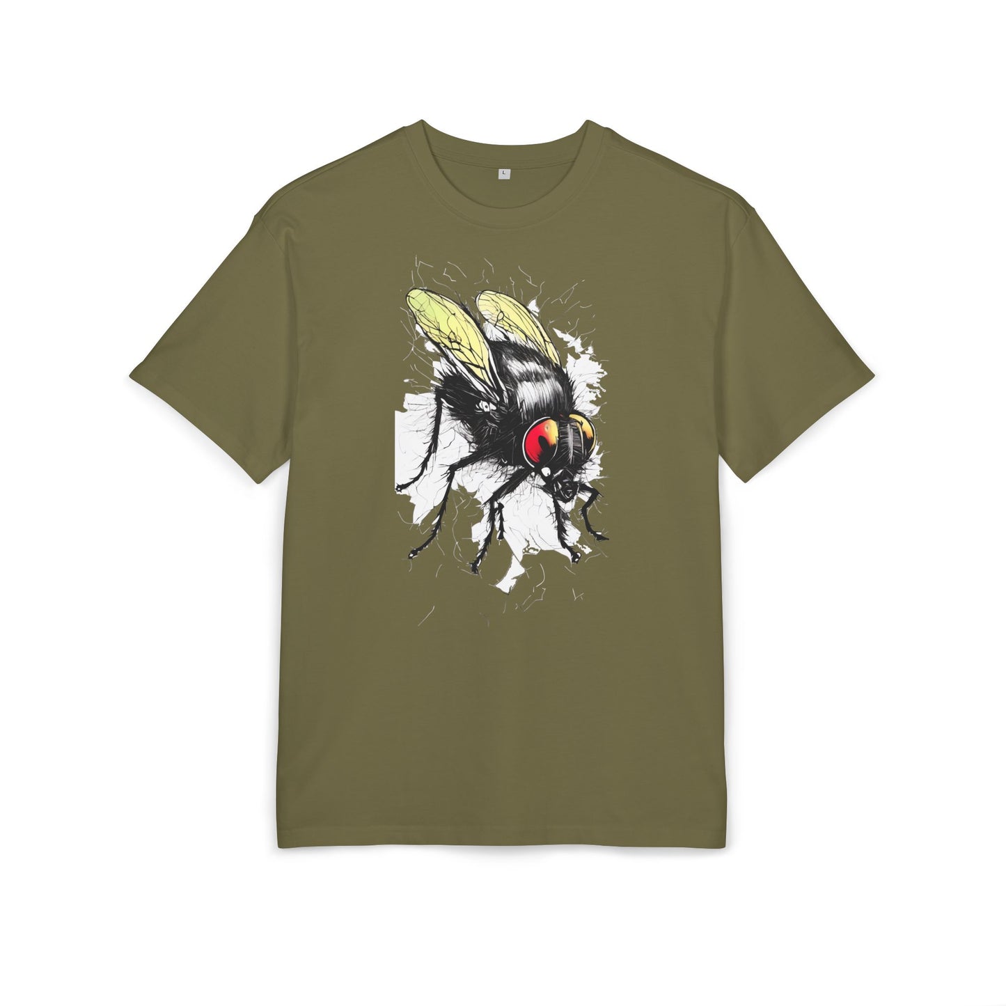 Bee-Inspired Unisex Heavy Oversize Tee, Casual Wear, Graphic T-Shirt, Gift for Nature Lovers, Summer Style, Eco-Friendly Fashion
