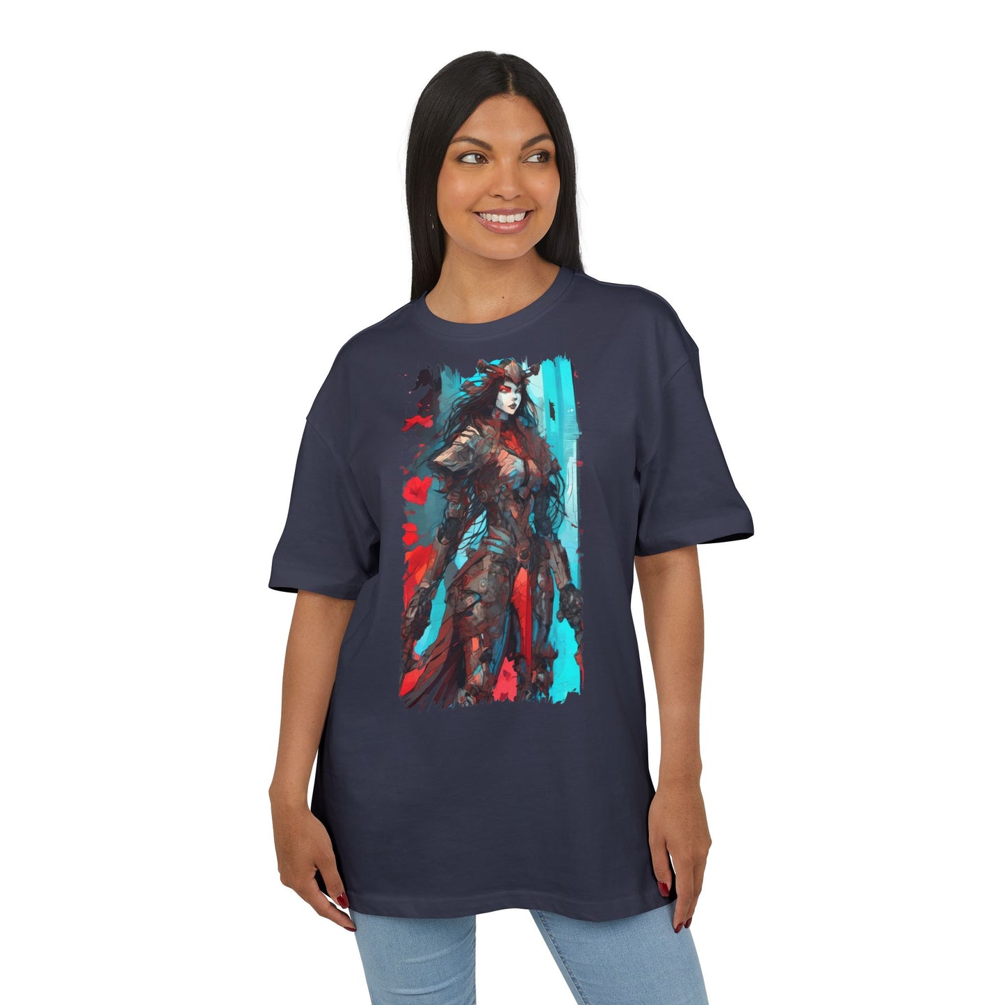 Stylish Graphic Oversize Tee with Fantasy Art, Unisex Casual Shirt, Anime Inspired Tee, Unique Gift for Gamers, Comfortable Everyday Wear