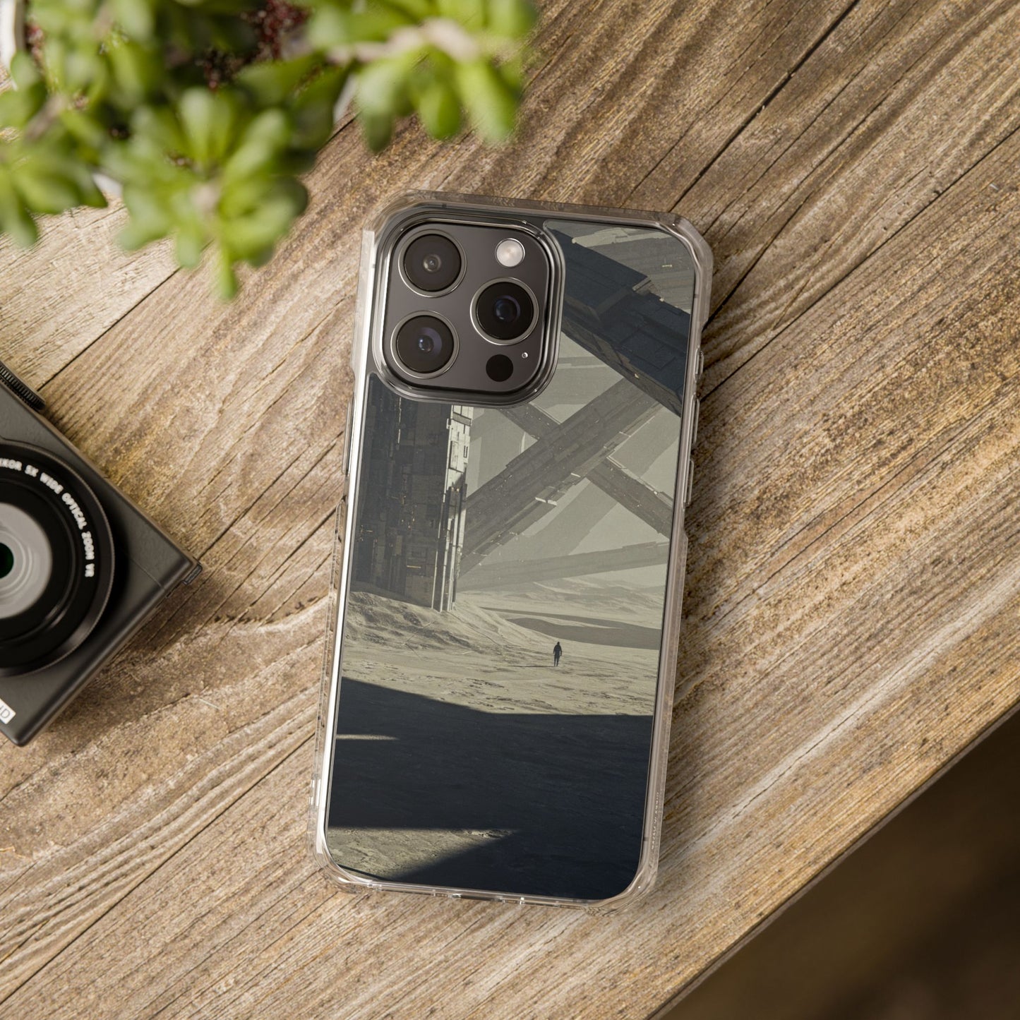 Magnetic Clear Impact Cases - Aesthetic Phone Protection, Unique Gift for Tech Lovers, Sleek Design for Minimalists