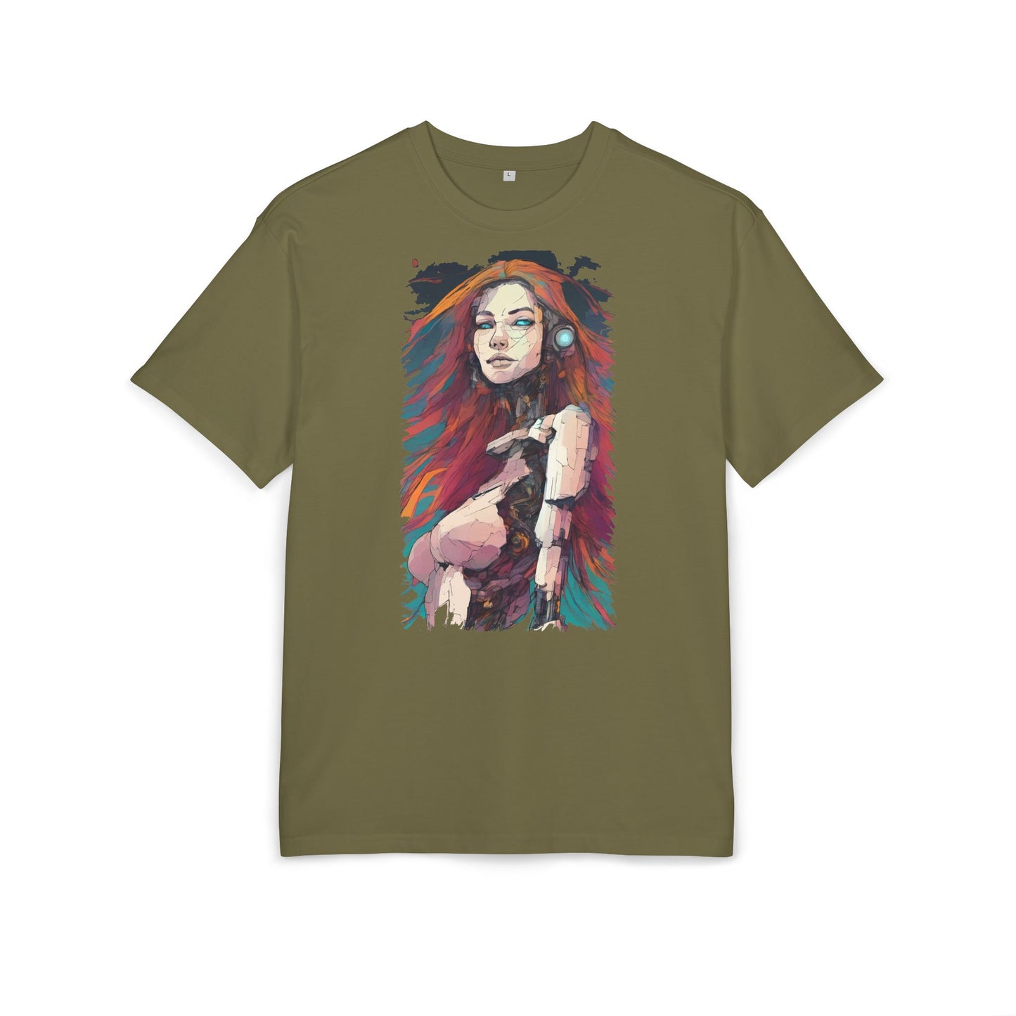 Artistic Oversize Tee - Vibrant Graphic Shirt, Casual Streetwear, Unique Gift for Art Lovers, Everyday Wear, Graphic Tee