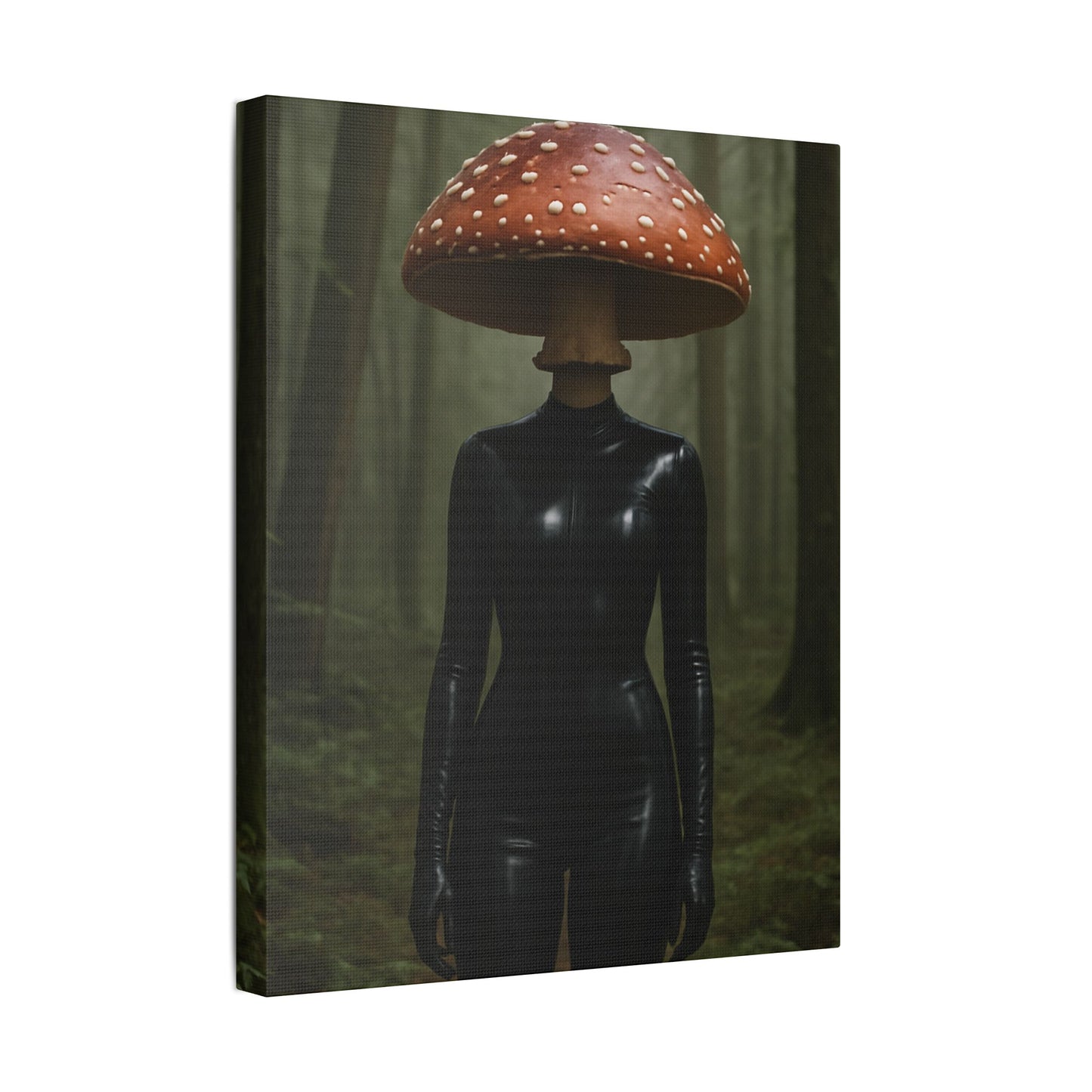 Mystical Mushroom Canvas Art Print, Fantasy Wall Decor, Unique Gift, Home Decoration, Nature Inspired Artwork