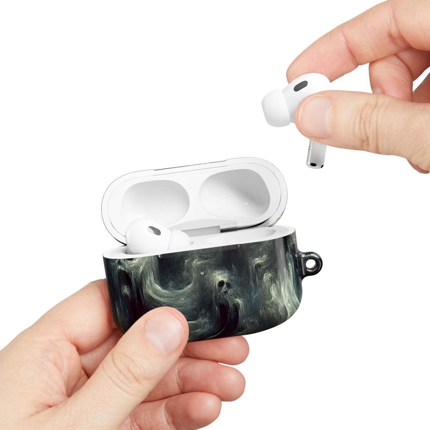 Gothic AirPod Cases | Dark Abstract Design, Unique Accessories, Stylish Tech Cover for Music Lovers, Gift for Halloween