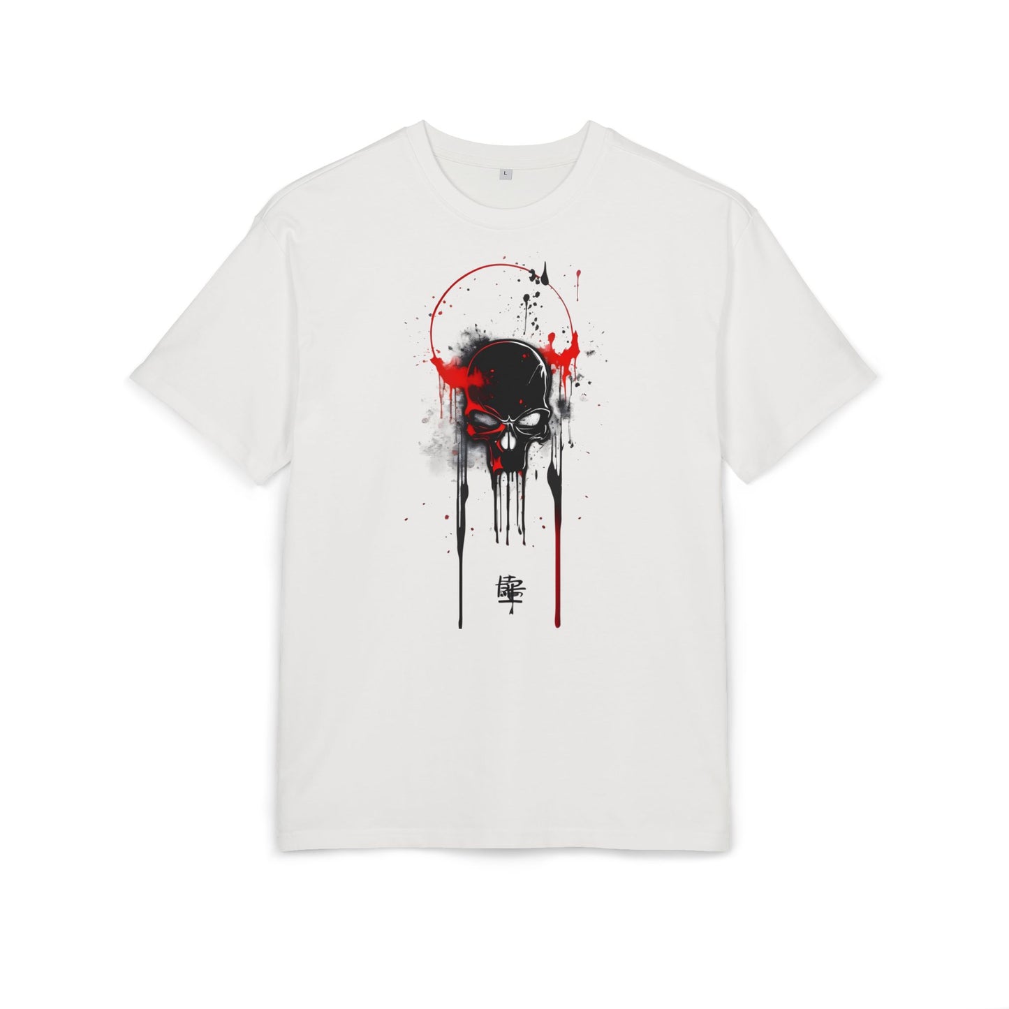 Edgy Oversized Graphic Tee, Cool Streetwear Shirt, Unisex Casual Wear, Unique Festival Apparel, Comfortable Everyday Outfit