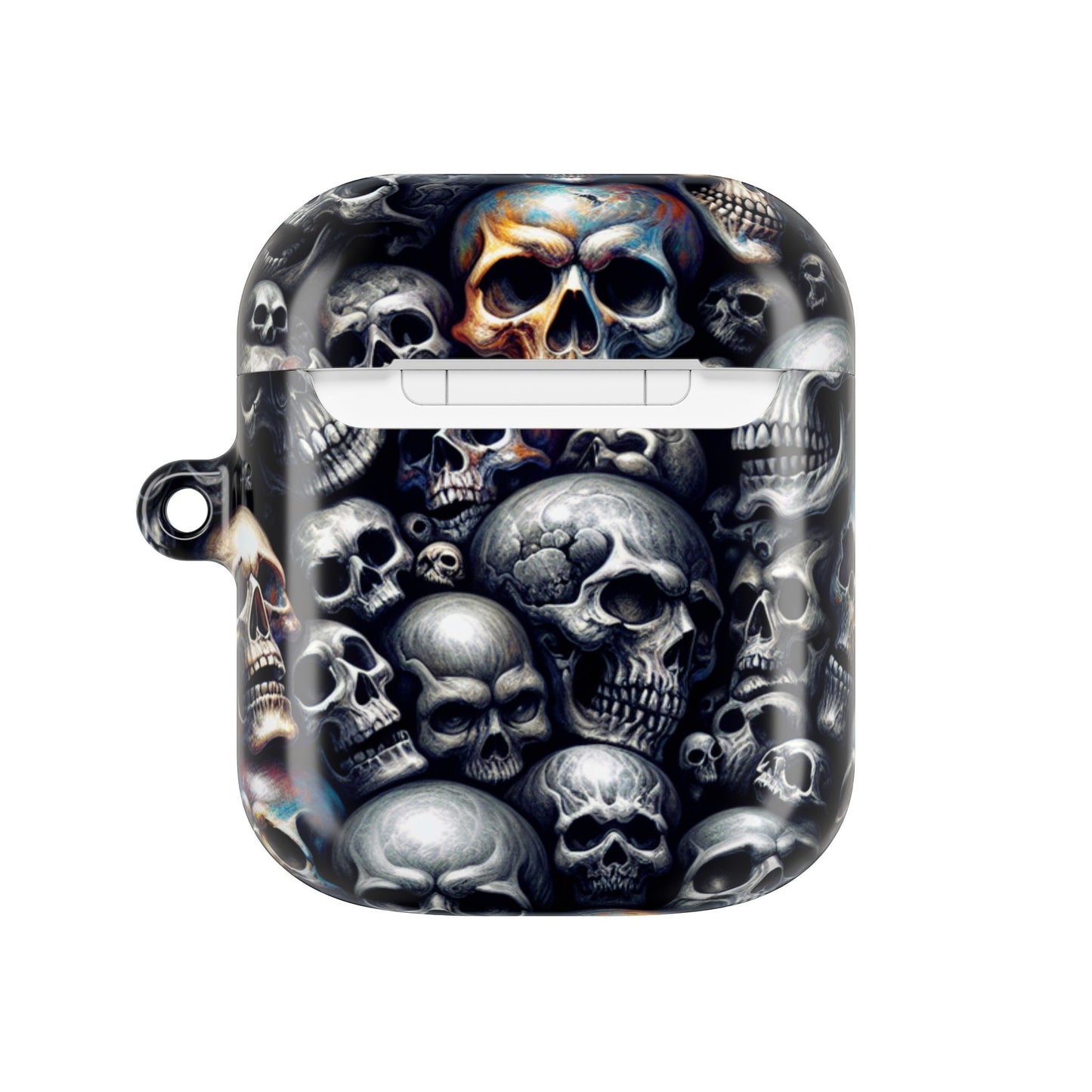 Gothic Skull AirPod Cases - Edgy Accessories for Music Lovers, Unique Gift for Teens, Halloween, Gothic Style, Skull Designs