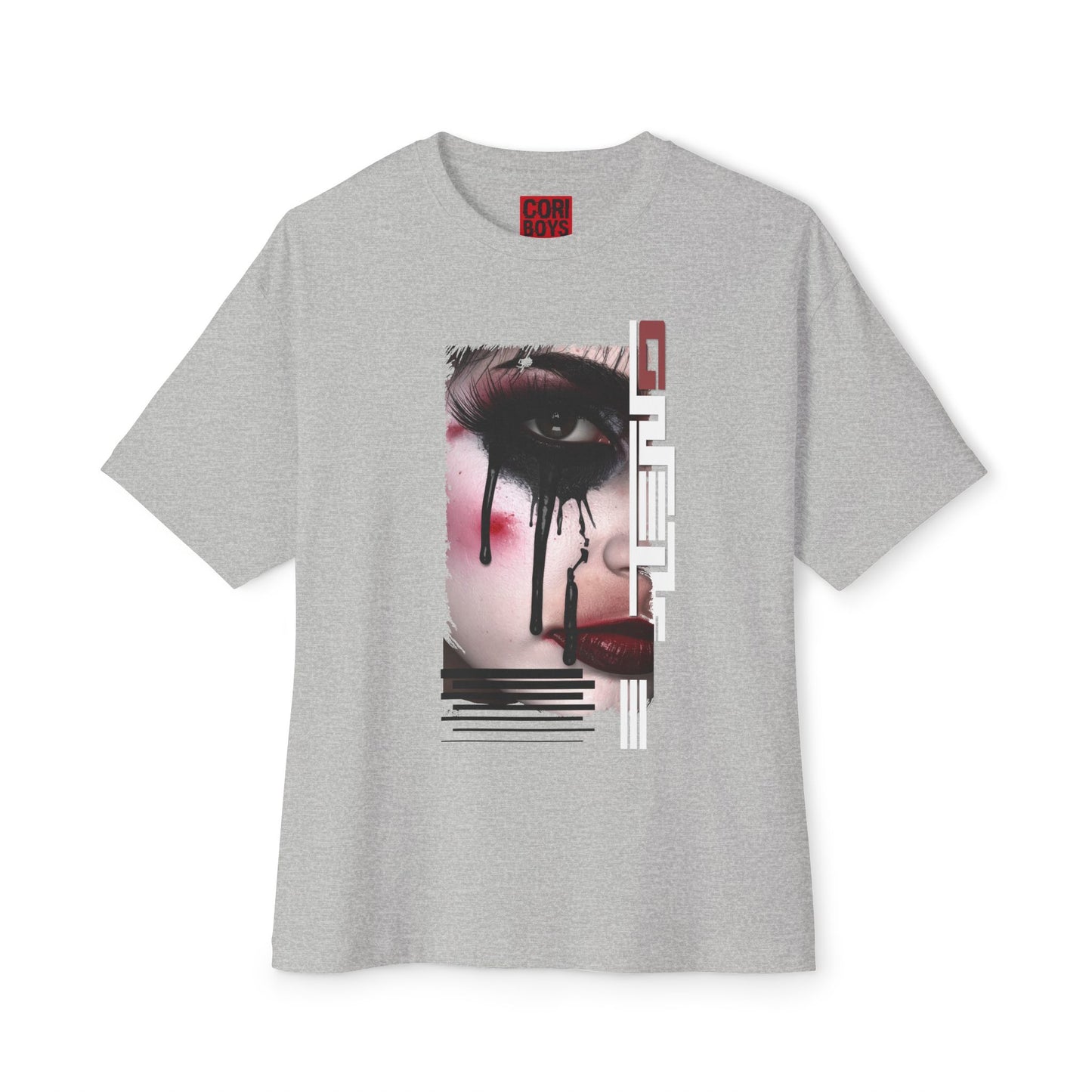 Artistic Oversized Tee - Bold Abstract Design, Streetwear, Casual Style, Unique Gift, Graphic Tee