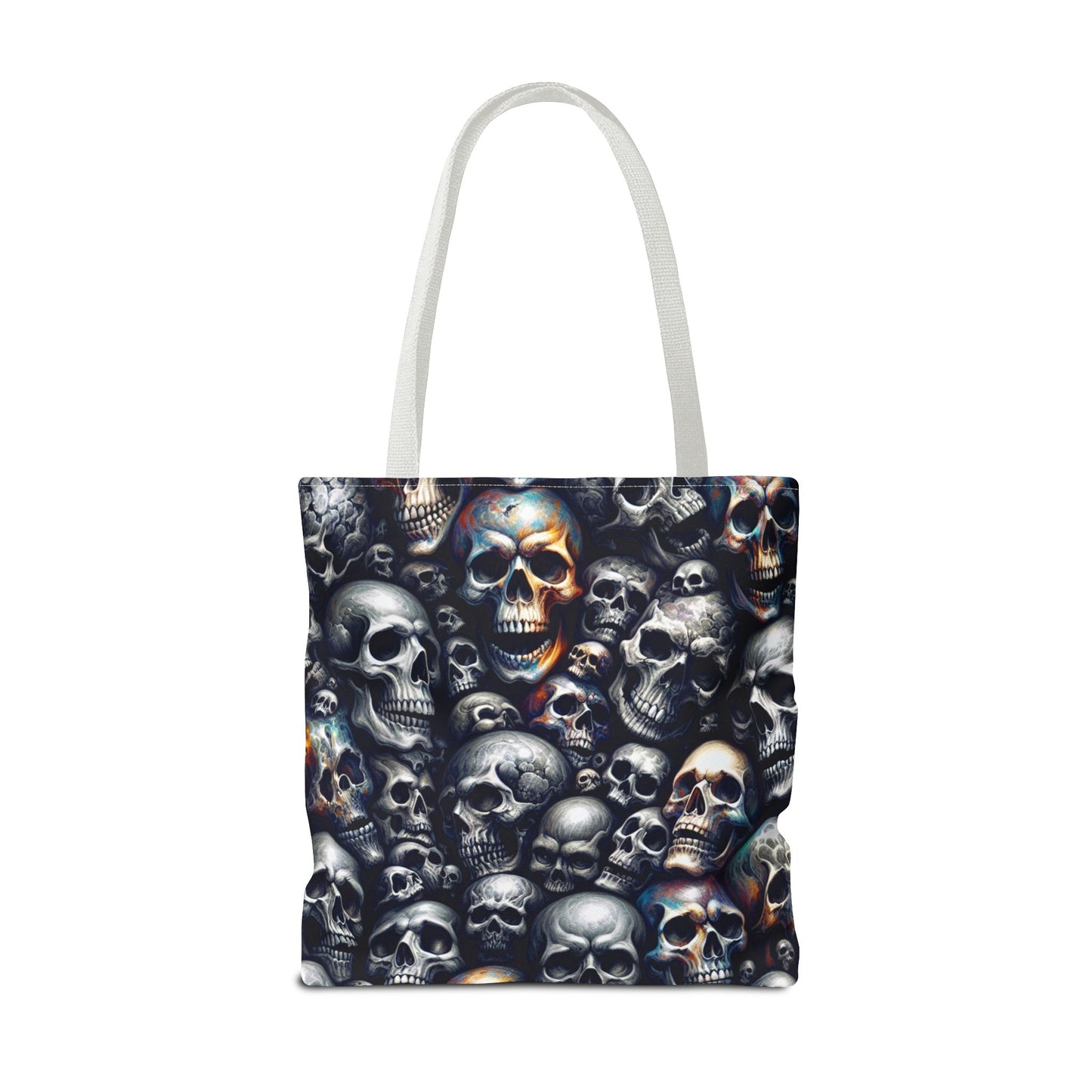 Gothic Skull Tote Bag | Gift for Halloween, Alternative Fashion, Edgy Eco-Friendly Bag, Casual Everyday Use