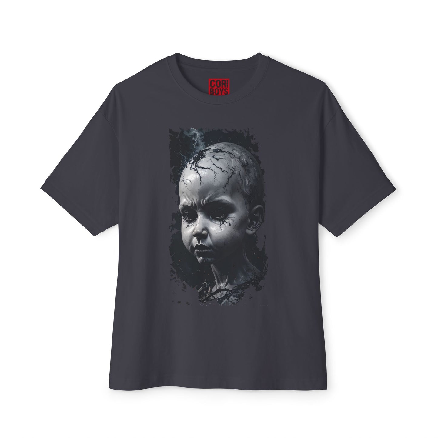 Edgy Unisex Oversized Tee - Streetwear Graphic Top, Casual Style, Everyday Wear, Unique Gift, Alternative Fashion