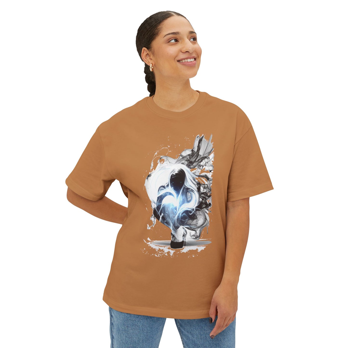 Trendy Oversized Boxy Tee, Casual Unisex T-Shirt, Comfortable Graphic Tee, Everyday Wear, Gift for Friends