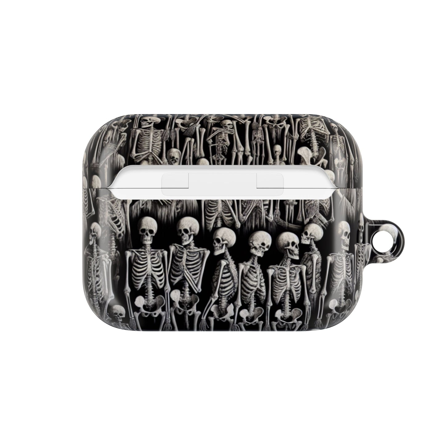 Skeleton Pattern AirPod Case, Cute Halloween Accessory, Spooky Gift for Music Lovers, Fun Phone Accessories, Unique Earbud Holder