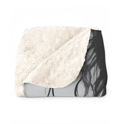 Sherpa Fleece Blanket with Dark Horror Design