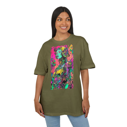 Artistic Oversize Tee - Vibrant Graphic Shirt, Casual Streetwear, Unique Gift for Art Lovers, Everyday Wear, Graphic Tee