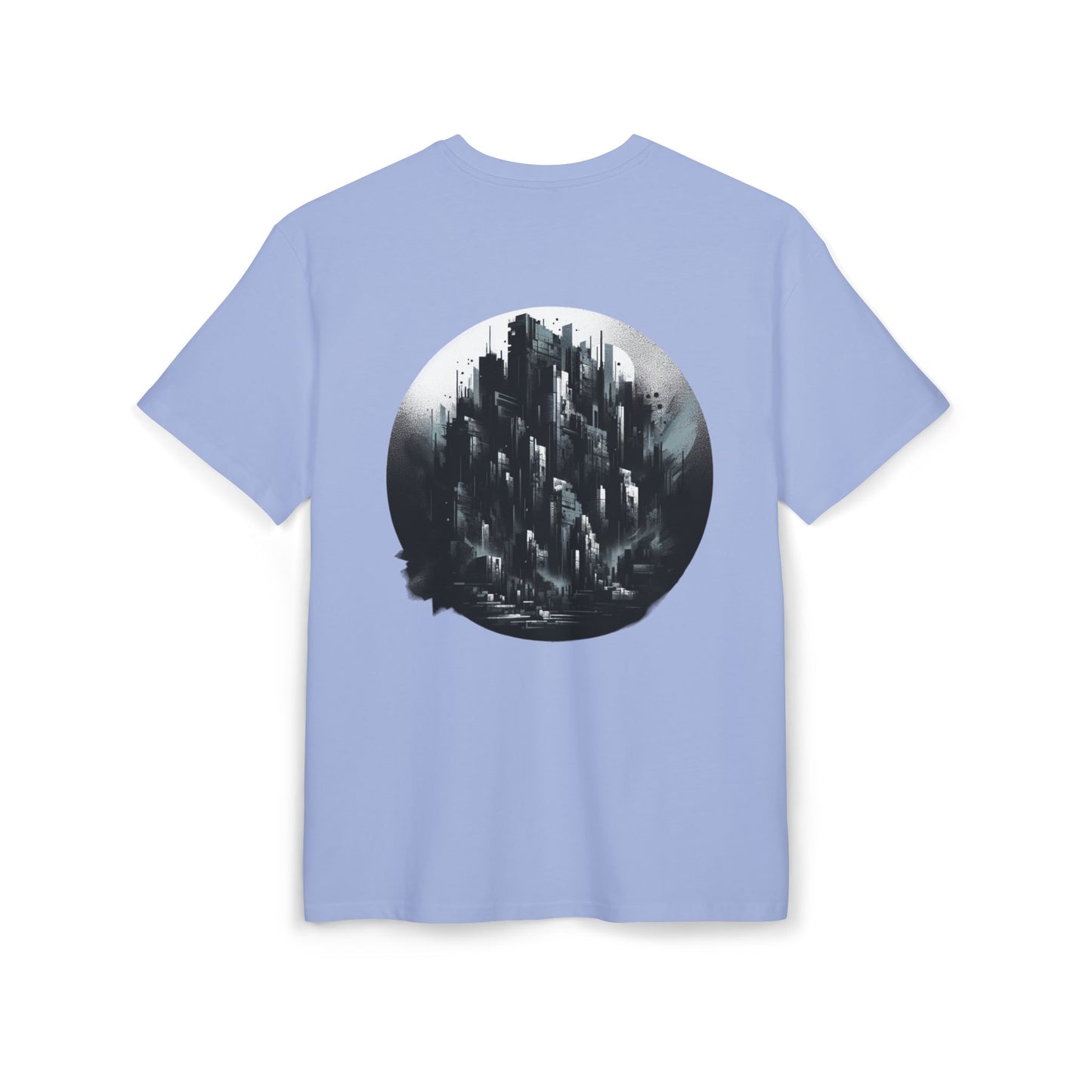 Urban Streetwear Oversize Tee - Futuristic Graphic Design