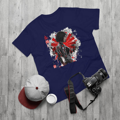 Cyber Samurai Graphic T-Shirt, Unisex Graphic Tee, Anime Shirt, Japanese Art T-Shirt, Gift for Nerds, Cosplay Apparel