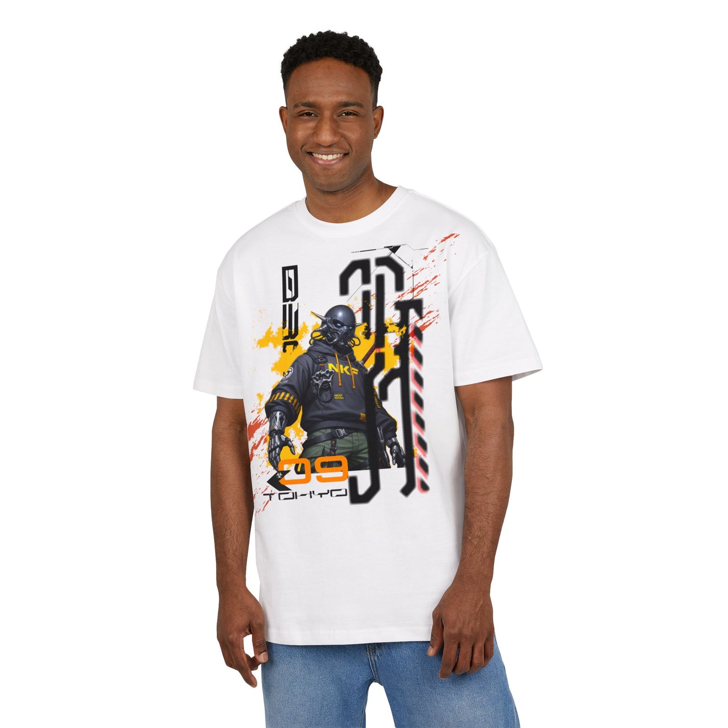 Urban Street Art Oversize Tee, Graphic Tee, Hip Hop Apparel, Streetwear Style, Men’s and Women’s Fashion, Casual Wear