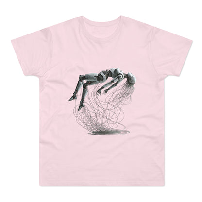 Futuristic Graphic Tee, Cool Unisex T-Shirt for Tech Enthusiasts, Gift for Birthdays, Casual Wear, Unique Art Shirt
