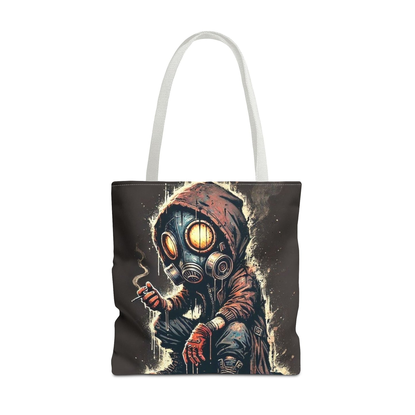 Gothic Tote Bag, Unique AOP Tote, Artful Shopping Bag, Edgy Gift for Her, Trendy Eco-Friendly Tote, Halloween Accessory