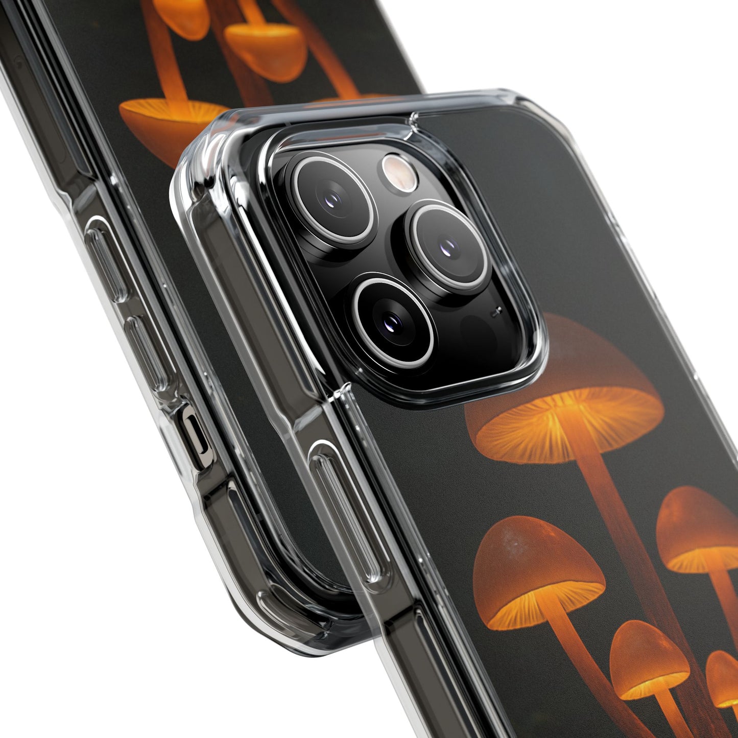 Magnetic Clear Impact Cases, Mushroom Phone Case, Eco-Friendly Phone Cover, Unique Phone Accessories, Gift for Nature Lovers, Artistic