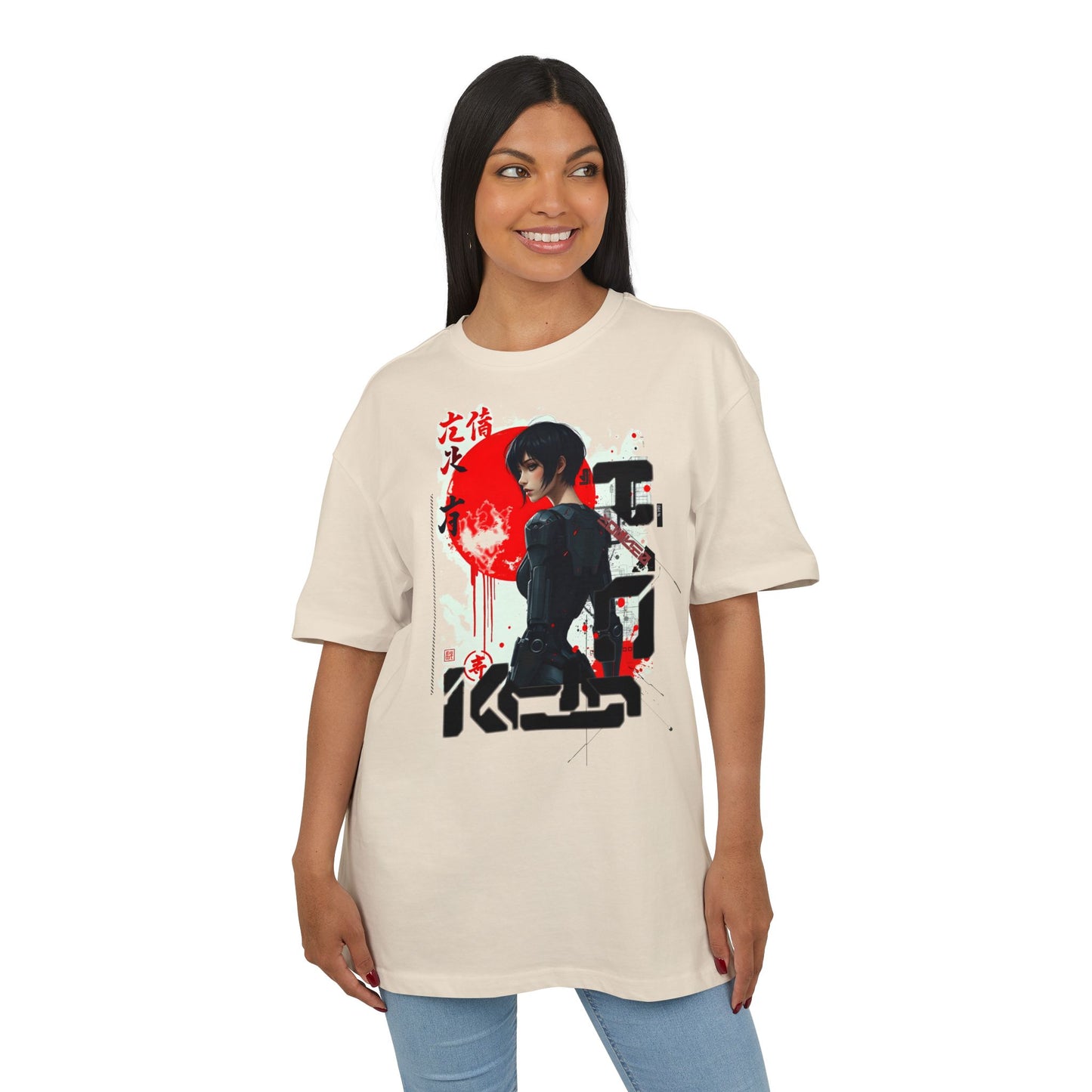 Unisex Oversized Graphic Tee with Anime Design, Casual Streetwear, Perfect for Everyday Wear, Gift for Anime Fans, Cosplay, Summer Style