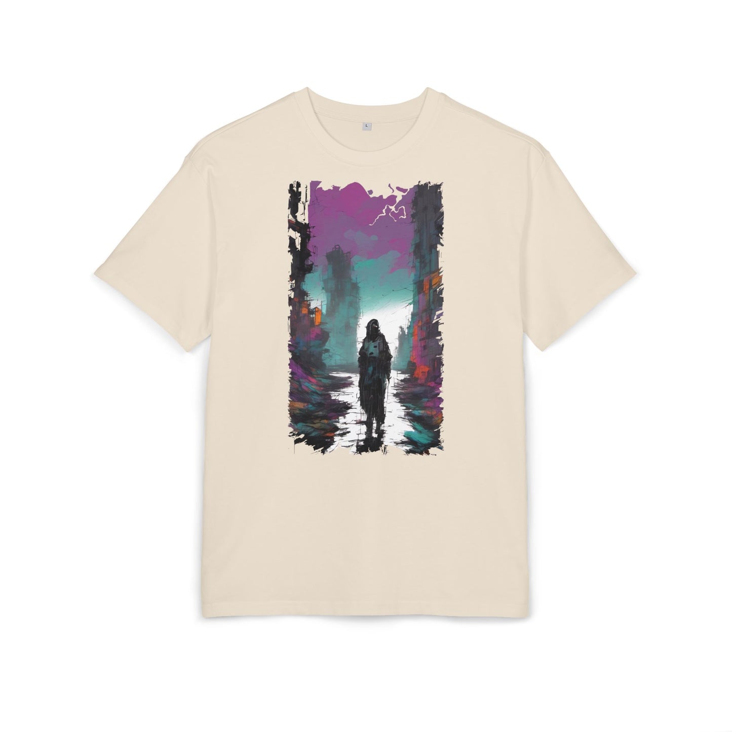 Unisex Oversized Graphic Tee with Forest Silhouette | Comfy Casual Wear, Gift for Nature Lovers, Ideal for Camping, Hiking, Everyday Style