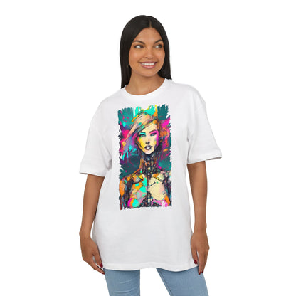 Vibrant Art Oversized Tee, Unisex Colorful T-Shirt, Graphic Arts Apparel, Casual Streetwear Gift, Unique Fashion Statement