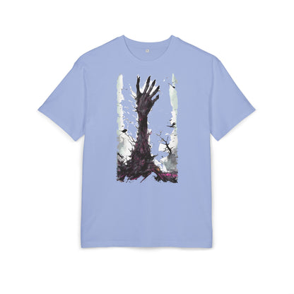 Artistic Oversized Unisex Tee, Graphic Tee, Casual Wear, Streetwear Style, Gift for Art Lovers, Unique T-Shirt Design
