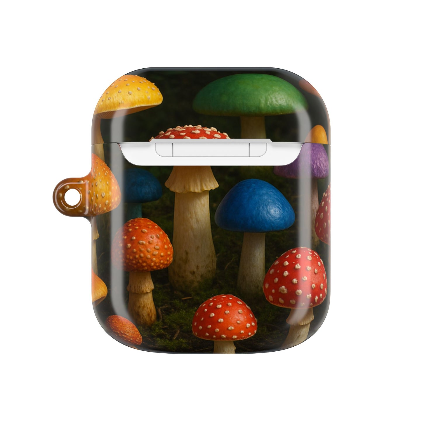 Colorful Mushroom AirPod Case - Quirky, Fun, Eco-Friendly Accessory for Nature Lovers, Perfect Gift for Birthdays, Holidays