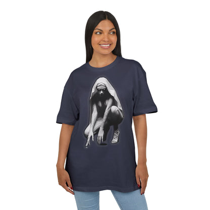 Urban Style Unisex Heavy Oversize Tee with Edgy Design