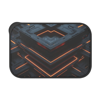 Modern Neon Bento Box | Stylish Meal Prep Container, Lunchbox for Work, School, or Picnics, Unique Gift Idea, Reusable Utensils Included