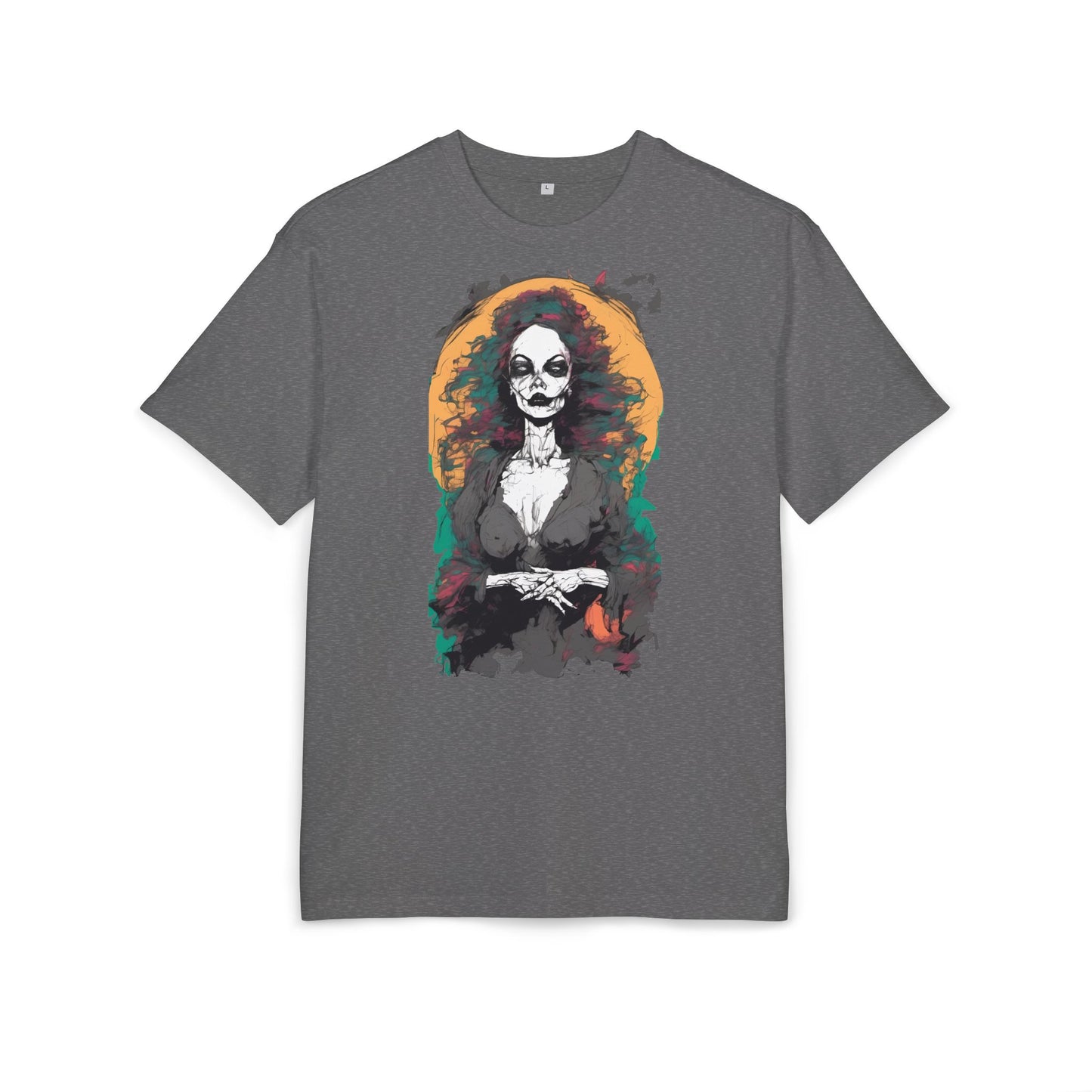 Gothic Art Oversized Tee - Perfect for Halloween Celebrations, Casual Outfits, Gift for Art Lovers, Unique Graphic Tee, Spooky Style