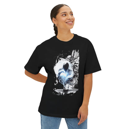 Trendy Oversized Boxy Tee, Casual Unisex T-Shirt, Comfortable Graphic Tee, Everyday Wear, Gift for Friends