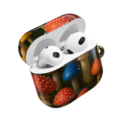 Colorful Mushroom AirPod Case - Quirky, Fun, Eco-Friendly Accessory for Nature Lovers, Perfect Gift for Birthdays, Holidays