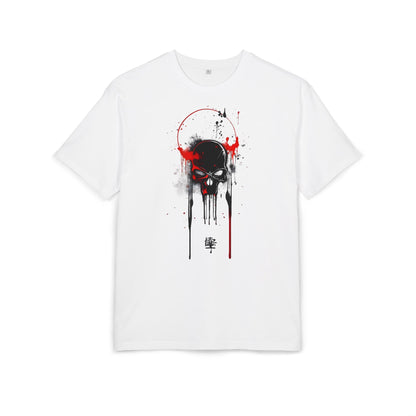 Edgy Oversized Graphic Tee, Cool Streetwear Shirt, Unisex Casual Wear, Unique Festival Apparel, Comfortable Everyday Outfit