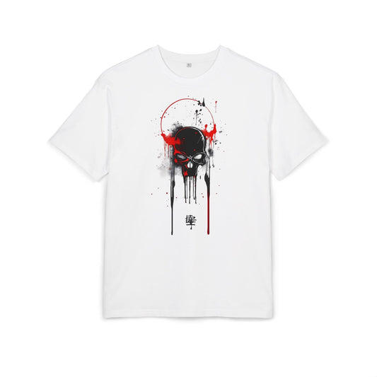 Edgy Oversized Graphic Tee, Cool Streetwear Shirt, Unisex Casual Wear, Unique Festival Apparel, Comfortable Everyday Outfit