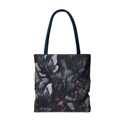 Gothic Moth Bag - Stylish and Versatile, Eco-friendly Shopping, Gift for Nature Lovers, Beach and Travel Use, Bohemian Decor