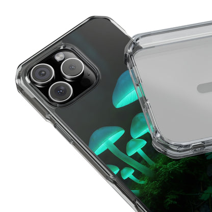 Glowing Mushroom iPhone Case, Unique Cellphone Protector, Gift for Nature Lovers, Eco-Friendly Tech Accessory