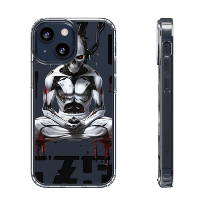 Clear Phone Cases with Cyber Design