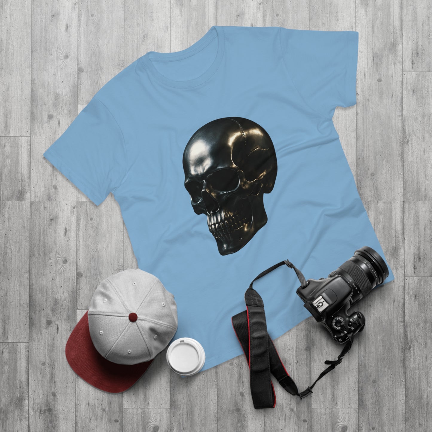 Gothic Skull Unisex T-Shirt, Edgy Graphic Tee, Halloween Apparel, Men's Casual Wear, Gift for Him