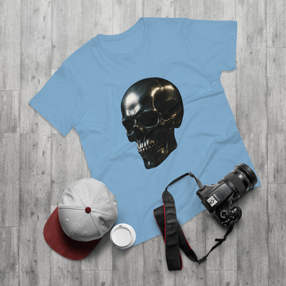 Gothic Skull Unisex T-Shirt, Edgy Graphic Tee, Halloween Apparel, Men's Casual Wear, Gift for Him