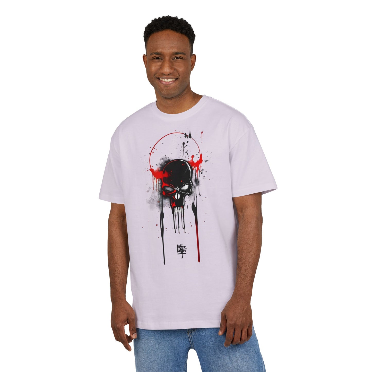 Edgy Oversized Graphic Tee, Cool Streetwear Shirt, Unisex Casual Wear, Unique Festival Apparel, Comfortable Everyday Outfit